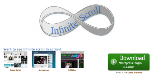 Infinite scroll